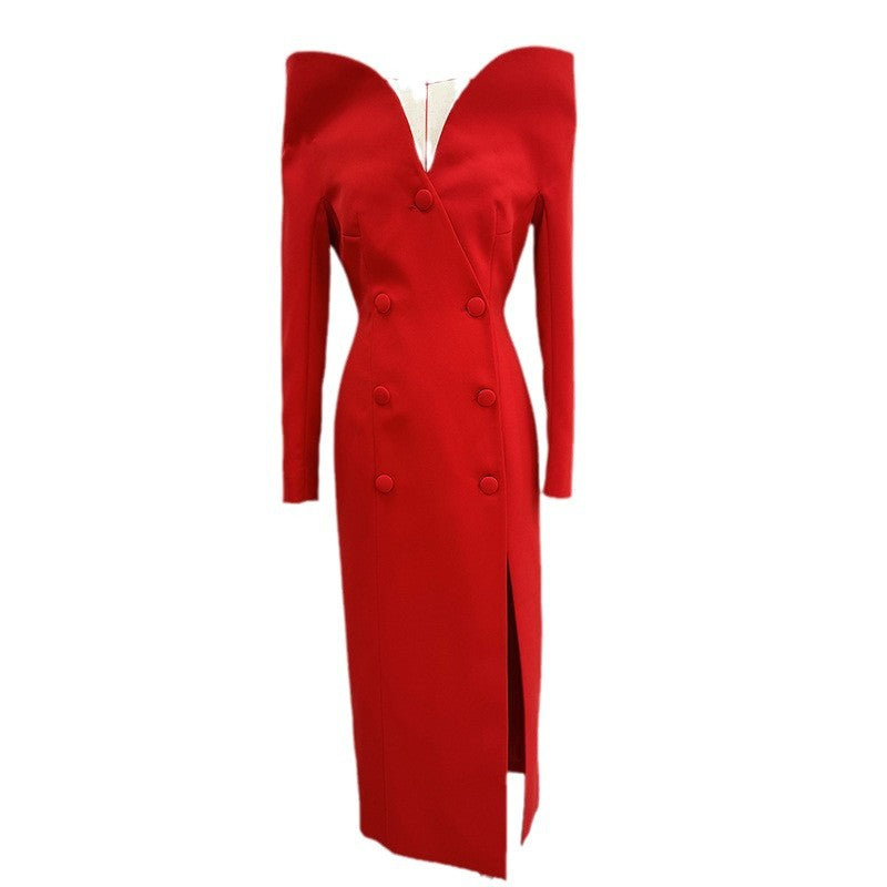 Sharon Red Blazer