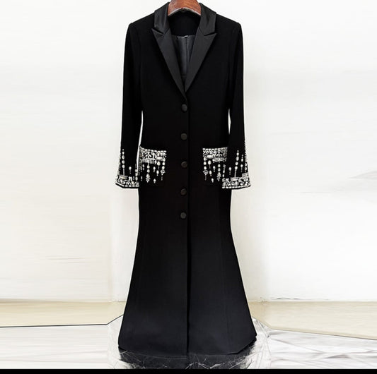 Long blazer for women