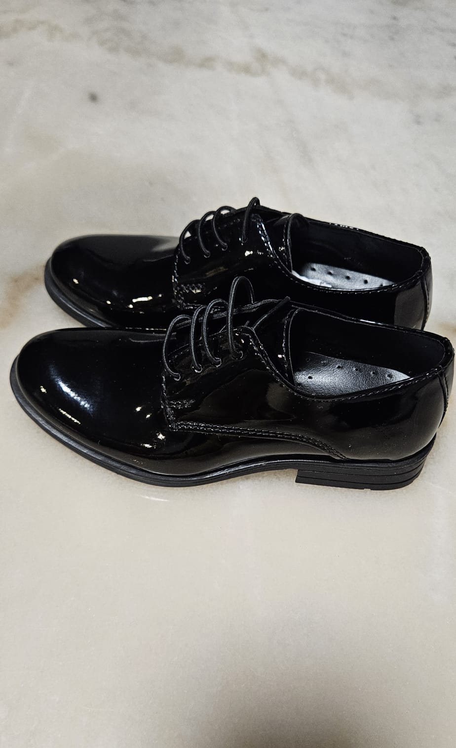 Black dressing shoes for kids